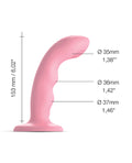 Strap-On-Me Strap on Me Tapping Dildo - Rose Coral - Image 3