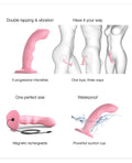 Strap-On-Me Strap on Me Tapping Dildo - Rose Coral - Image 5