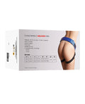 Strap-On-Me Strap On Me Leatherette Curious Harness - Metallic Blue - Image 2