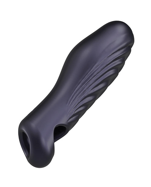 Manwan Manwan RYZER Penis Sleeve - Black Plum