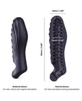 Manwan Manwan RYZER Penis Sleeve - Black Plum - Image 3