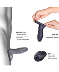 Manwan Manwan RYZER Penis Sleeve - Black Plum - Image 4
