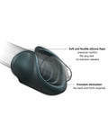 Manwan Starter Travel Vibrating Masturbator - Pine Grey (4)