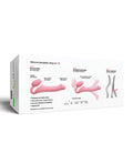 Strap-on-Me Semi-Realistic Bendable Strap-on - Pink SM (6)