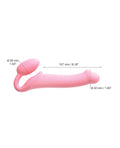 Strap-On-Me Strap-on-Me Semi-Realistic Bendable Strap-on - Pink - Image 5