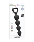 Love to Love Love to Love Bing Bang Anal Bead - Black Onyx Large
