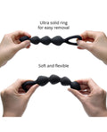 Love to Love Love to Love Bing Bang Anal Bead - Black Onyx Large - Image 4