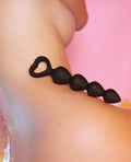 Love to Love Love to Love Bing Bang Anal Bead - Black Onyx Large - Image 5