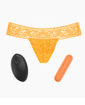 Love to Love Love to Love Secret Panty Vibe 2 - Neon Orange - Image 2