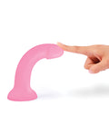 Love to Love Love to Love Curved Suction Cup Dildolls Glitzy - Glitter Pink - Image 3