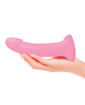 Love to Love Love to Love Curved Suction Cup Dildolls Glitzy - Glitter Pink - Image 4