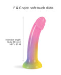 Love to Love Love to Love Silicone Dildolls Stargazer - Gradient Rainbow w/Glitter - Image 3