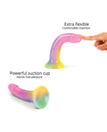 Love to Love Love to Love Silicone Dildolls Stargazer - Gradient Rainbow w/Glitter - Image 4