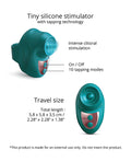 Love to Love Love to Love Kisscool Tapping Finger Vibe - Teal Me - Image 3