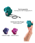 Love to Love Love to Love Kisscool Tapping Finger Vibe - Teal Me - Image 4