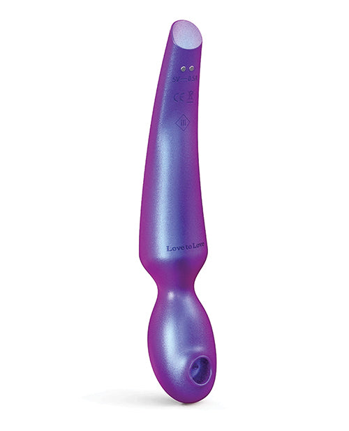 Love to Love Love to Love Flapping Head Pleaser Wand - Iridescent Night
