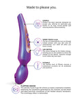 Love to Love Love to Love Flapping Head Pleaser Wand - Iridescent Night - Image 4