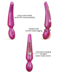 Love to Love Love to Love Flapping Head Pleaser Wand - Iridescent Berry - Image 3