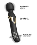 Dorcel Dorcel Dual Orgasms Wand - Black/Gold - Image 3