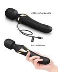 Dorcel Dorcel Dual Orgasms Wand - Black/Gold - Image 5