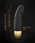 Dorcel Dorcel Real Vibration S 6" Rechargeable Vibrator 2.0 - Gold - Image 5