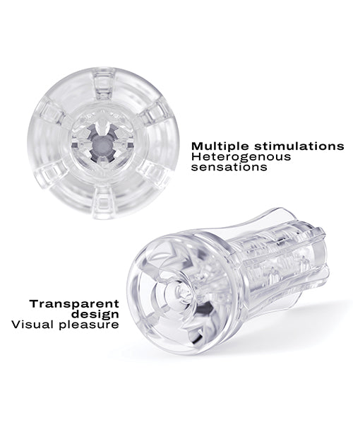 Dorcel Dorcel Deep Blow Multi Sensation Sleeve - Clear