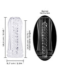 Dorcel Dorcel Deep Blow Tornado Sleeve - Clear - Image 4
