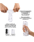 Dorcel Dorcel Deep Blow Tornado Sleeve - Clear - Image 5