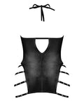 Lust by Magic Silk Lust Portia Mini Dress w/Plush Elastic Strapping Black L/XL - Image 5