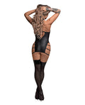 Lust by Magic Silk Lust Portia Mini Dress w/Plush Elastic Strapping Black S/M - Image 3