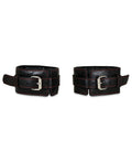 Sultra Leather Sultra Lambskin Ankle Cuffs - Black