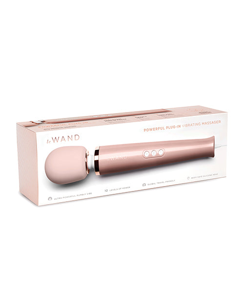 Le Wand Le Wand Powerful Plug-In Vibrating Massager - Rose Gold