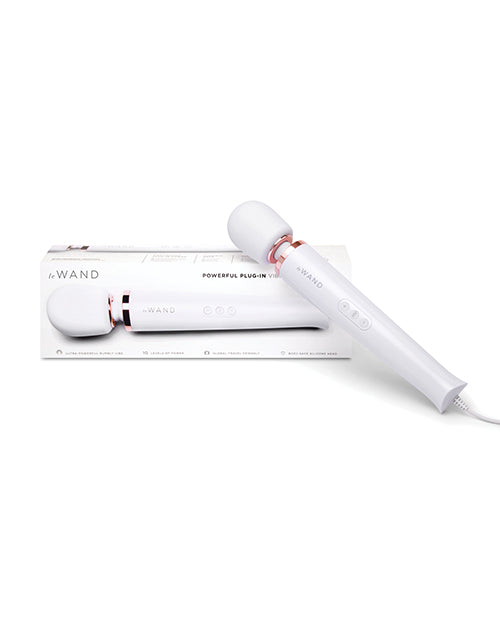 Le Wand Le Wand Powerful Plug-In Vibrating Massager - White