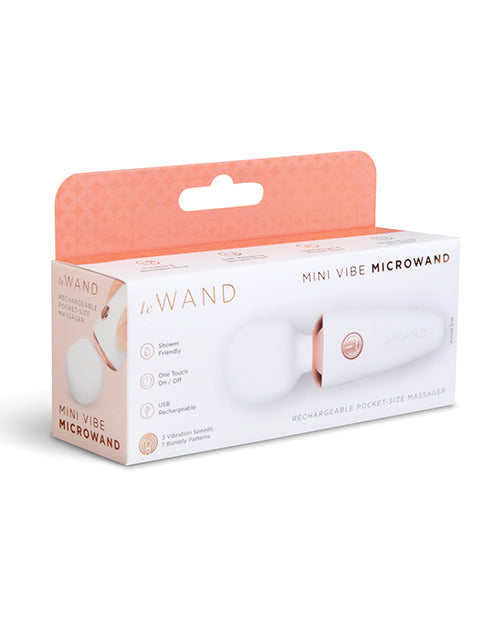 Le Wand Le Wand Mini Micro Wand - White