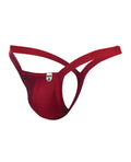 MaleBasics Male Basics Y Buns Thong Red LG - Image 4