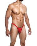 MaleBasics Male Basics Y Buns Thong Red SM