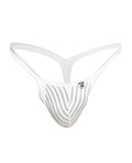 MaleBasics Male Basics Y Buns Thong White Sheer XL - Image 4