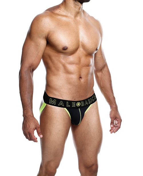 MaleBasics Male Basics Neon Jockstrap Neon Yellow SM