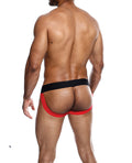 MaleBasics Male Basics Neon Jockstrap Red LG - Image 3