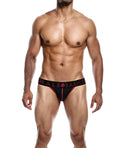 MaleBasics Male Basics Neon Jockstrap Red MD - Image 2