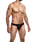 MaleBasics Male Basics Neon Jockstrap Red XL