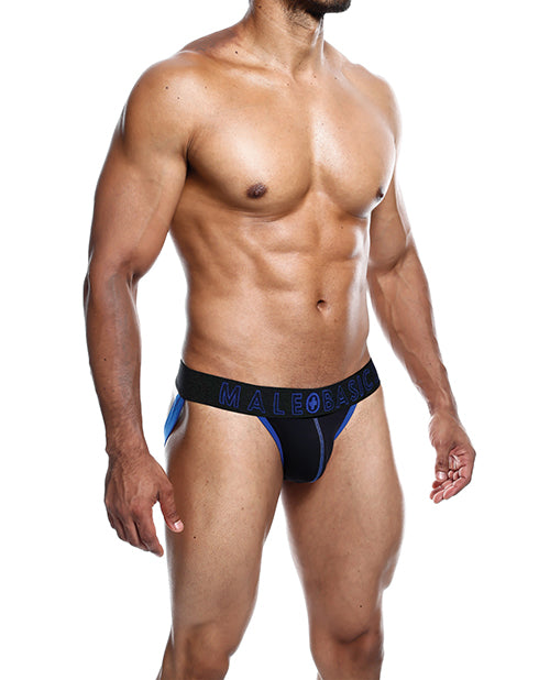 MaleBasics Male Basics Neon Jockstrap Royal XL