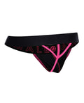 MaleBasics Male Basics Neon Thong Coral LG - Image 5