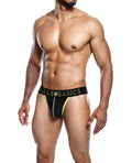 MaleBasics Male Basics Neon Thong Yellow LG - Image 2