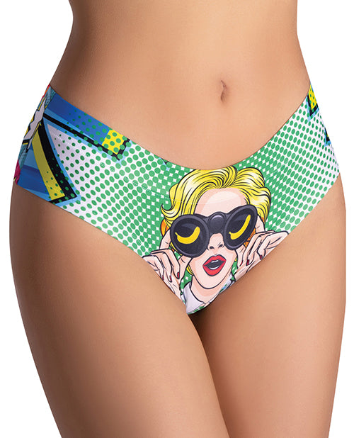Mememe Mememe Comics Curious Girl Printed Slip XL