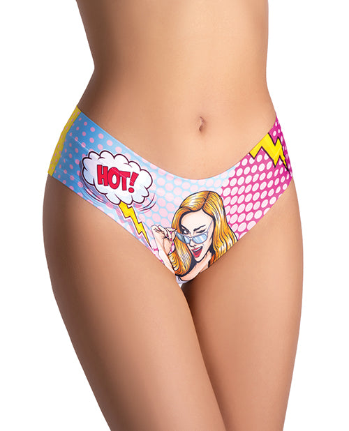 Mememe Mememe Comics Hot Girl Printed Slip LG