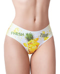 Mememe Mememe Fresh Summer Pineapple Printed Slip XL