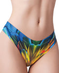 Mememe Mememe Paradise Birds Parrot Printed Thong SM