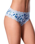 Exposed Sweet Treats Crotchless Boy Short w/Wicked Sensual Care Blueberry Lube - Blue S/M - Image 2