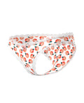 Exposed Sweet Treats Crotchless Boy Short w/Wicked Sensual Care Peach Lube - White QN - Image 5